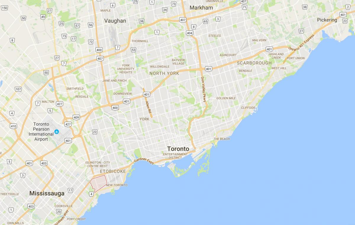 Kartta Alderwood Parkviewdistrict Toronto
