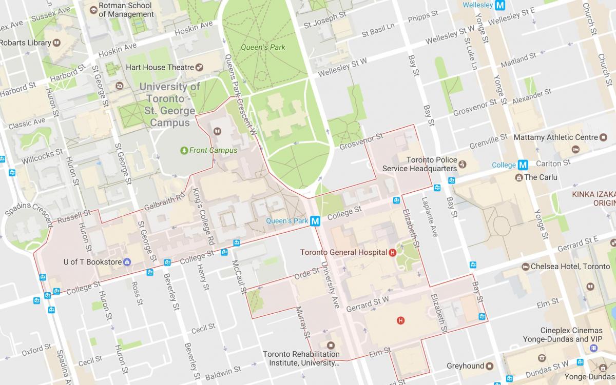 Kartan Löytö District neighbourhood Toronto