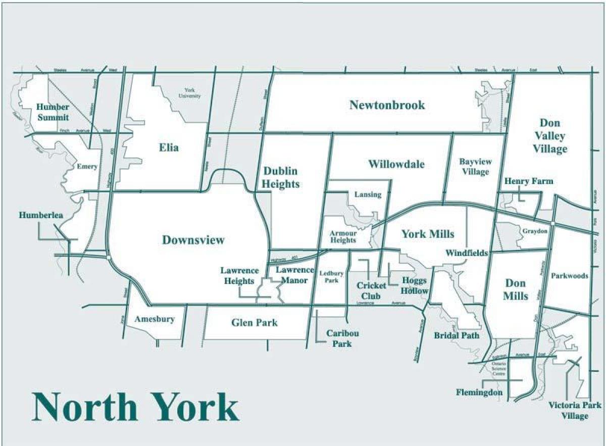 Kartta North York