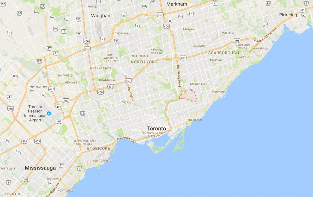 Kartta O ' connor–district Parkview Toronto