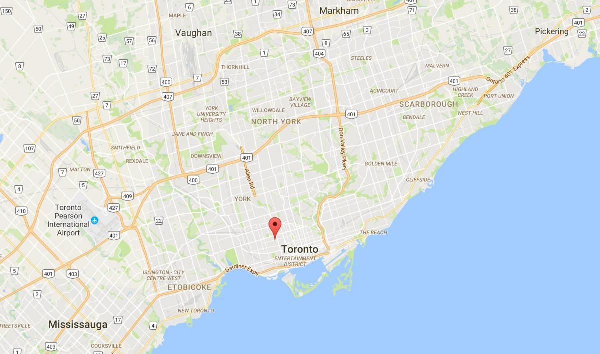 Kartta Palmerston Toronto district