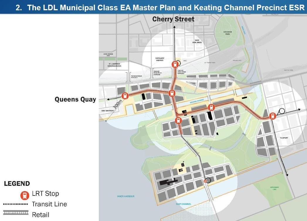 Kartta Projets Itä Ranta-Idän Bayfront Toronto