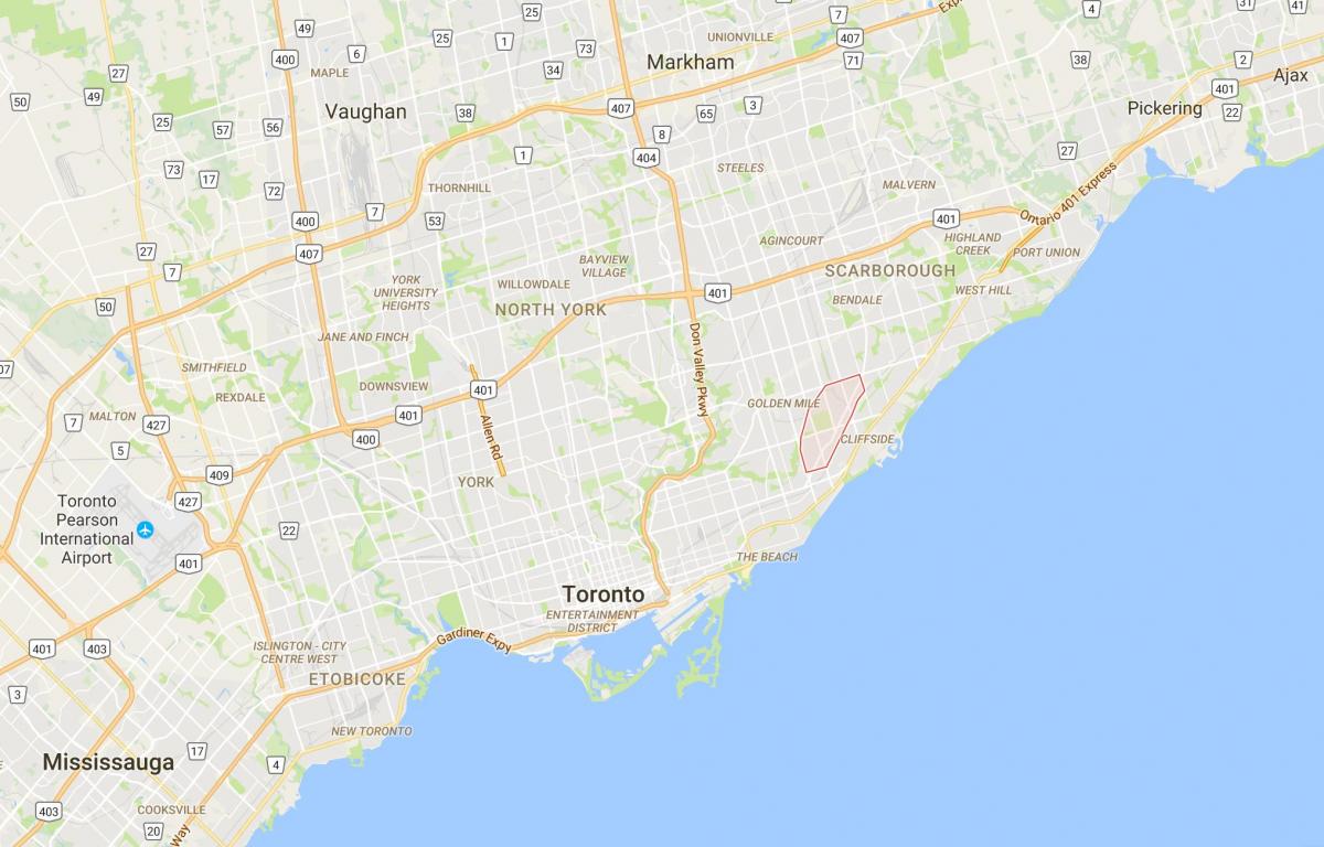 Kartta Scarborough Toronto Junctiondistrict