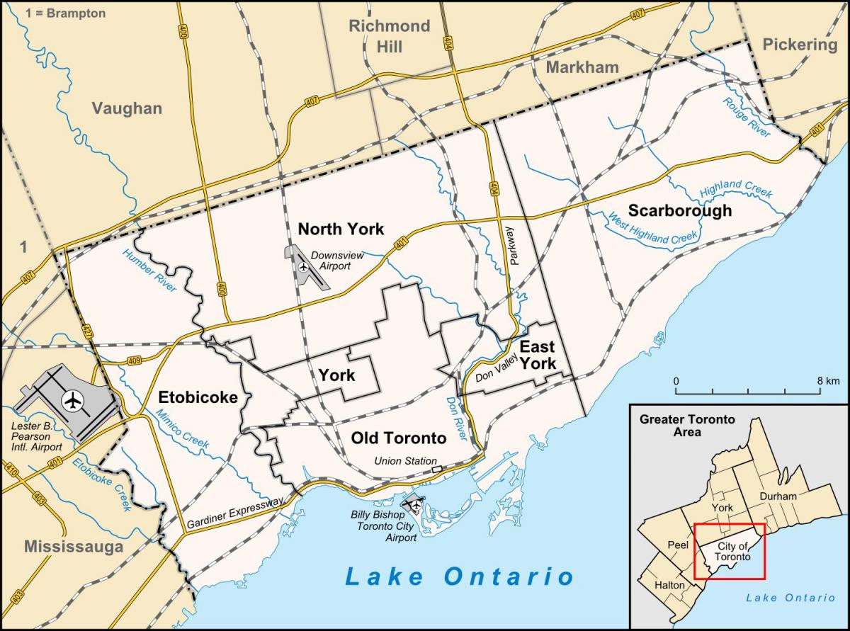 Kartta Toronto