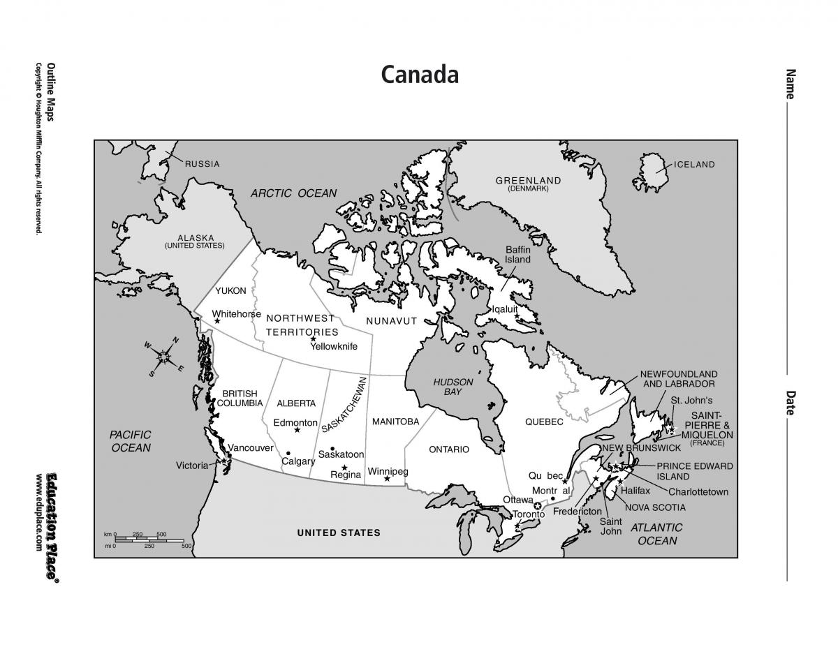 Kartta Toronto on kanadan