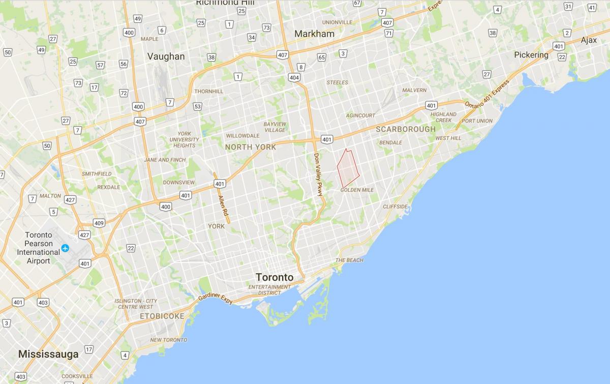 Kartta Wexford Toronto district