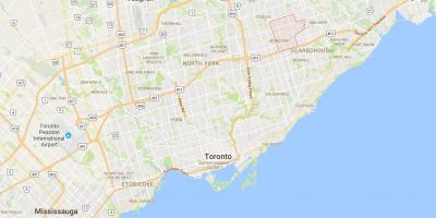 Kartta Agincourt Toronto district