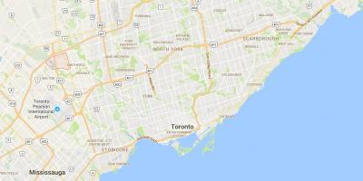 Kartta Clairville Toronto district