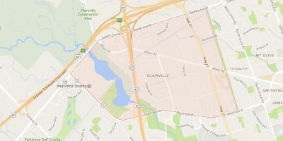 Kartta Clairville naapuruus-Toronto