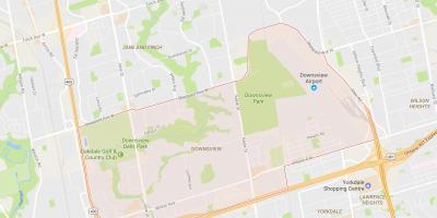 Kartta Downsview naapuruus-Toronto