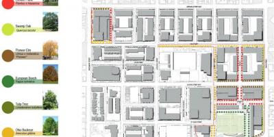 Kartta Elvyttämistä suunnitelma Regent Park Toronto vaihe 3