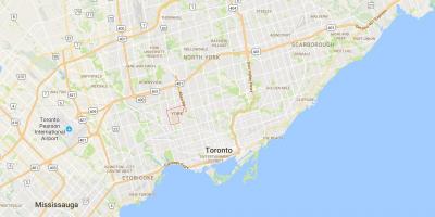 Kartta Fairbank Toronto district