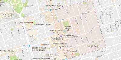Kartta Garden District Toronto City