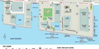 Kartta Harbourfront Centre Toronto