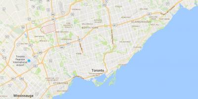 Kartta Humber Huippukokouksessa Toronto district