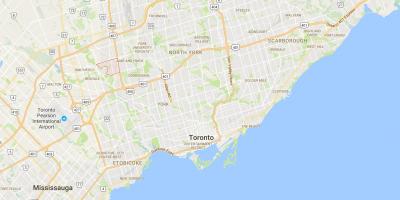Kartta Humbermede Toronto district