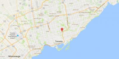 Kartta Kuvernöörin Silta piiri Toronto