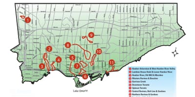 Kartan löytö kävellä Toronto