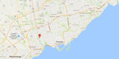 Kartta Lambton Toronto district