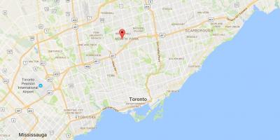 Kartta Lansing Toronto district