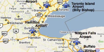 Kartta lähellä olevat hotellit Toronto
