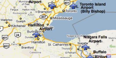 Kartta lähellä olevat hotellit Toronto