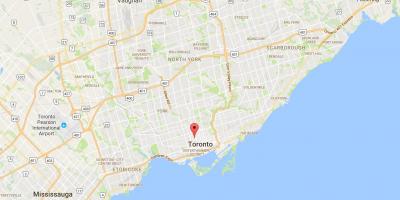 Kartan Löytö alueella District Toronto