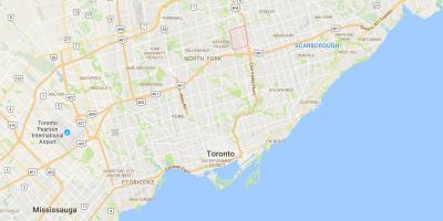 Kartta Maapähkinä Toronto district