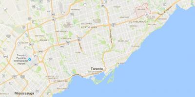 Kartta Malvern Toronto district