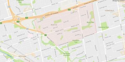 Kartta Maple Leafneighbourhood Toronto
