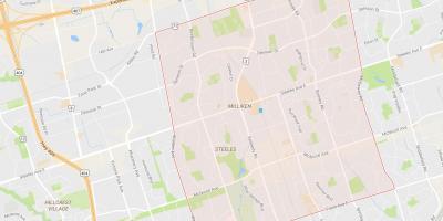 Kartta Milliken naapuruus-Toronto