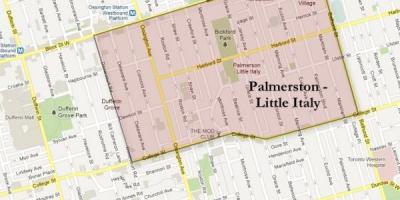 Kartta Palmerston little Italy-Toronto