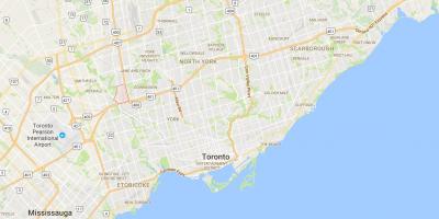 Kartta Pelmo Park – Humberlea Toronto district