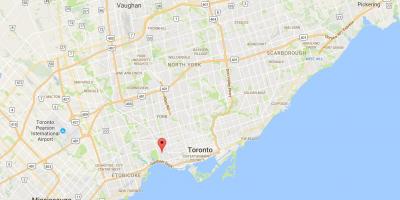 Kartta Roncesvallesiin Toronto district