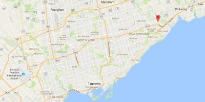 Kartta Rouge Toronto district