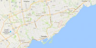Kartta Scarborough Toronto Junctiondistrict