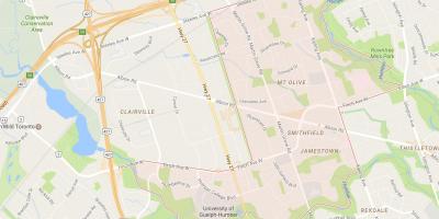 Kartta Smithfield naapuruston naapuruston Torontossa