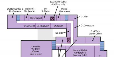 Kartta St. Joseph ' s Health centre Toronto Sunnyside taso 2