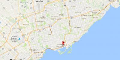 Kartta St. Lawrence Toronto district