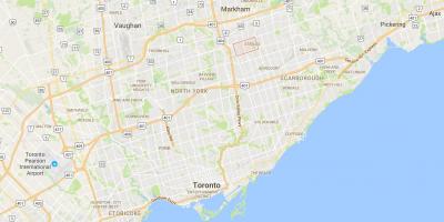 Kartta Steeles Toronto district