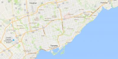 Kartta Tam O ' shanter – Sullivandistrict Toronto