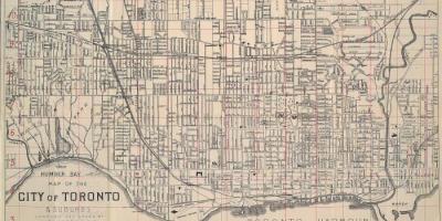 Kartta Toronto 1902