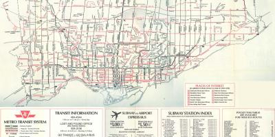 Kartta Toronto 1976
