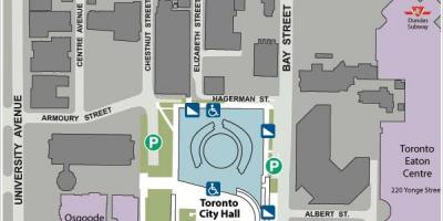 Kartta Toronto City Hall