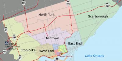 Kartta Toronto City