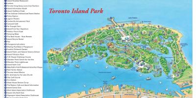 Kartta Toronto island park
