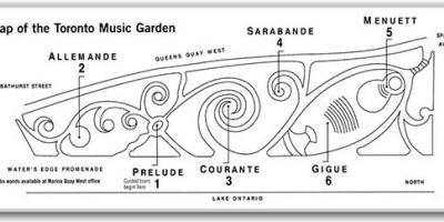 Kartta Toronto Music Garden
