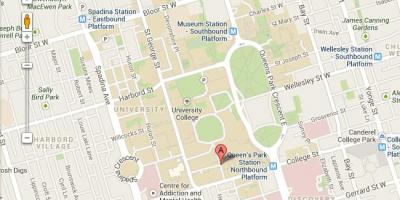Kartta university of Toronto St George