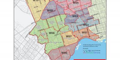 Kartta west Toronto