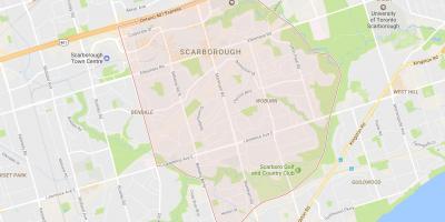 Kartta Woburn naapuruus-Toronto
